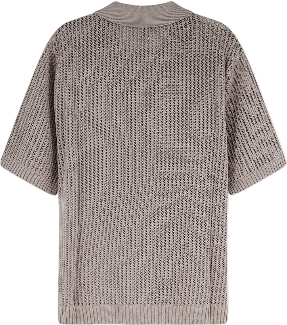 Represent BEVERLY GEBREIDE POLO KHAKI Taupe