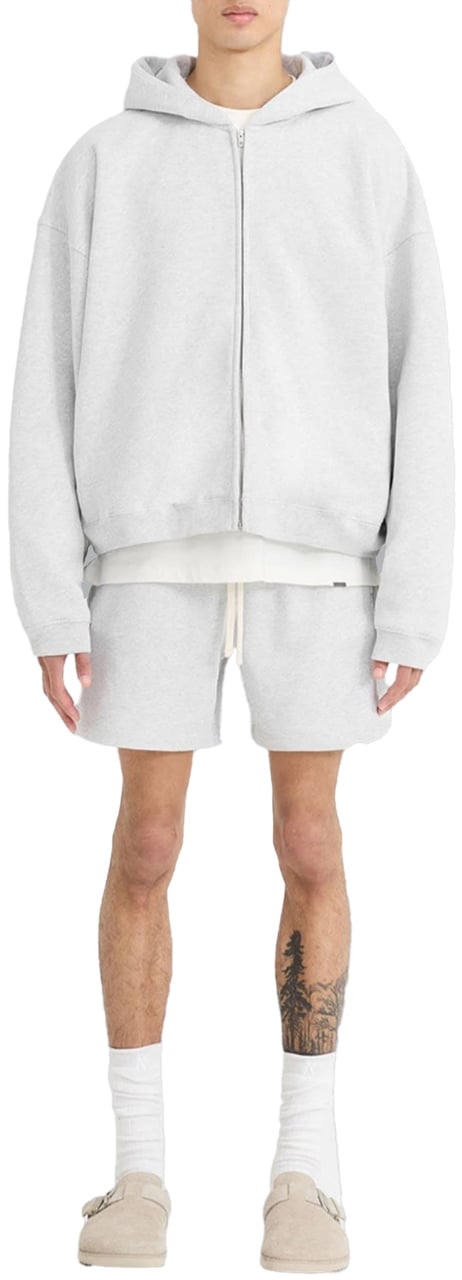 Represent Initial Boxy Zip Hoodie GRIJS Lichtgrijs