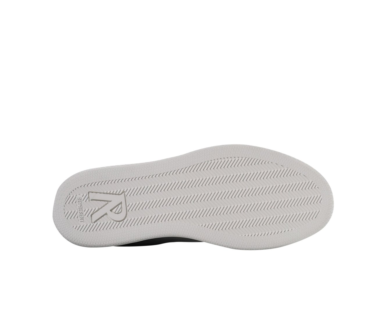 Represent Initial leren sneaker zwart Zwart