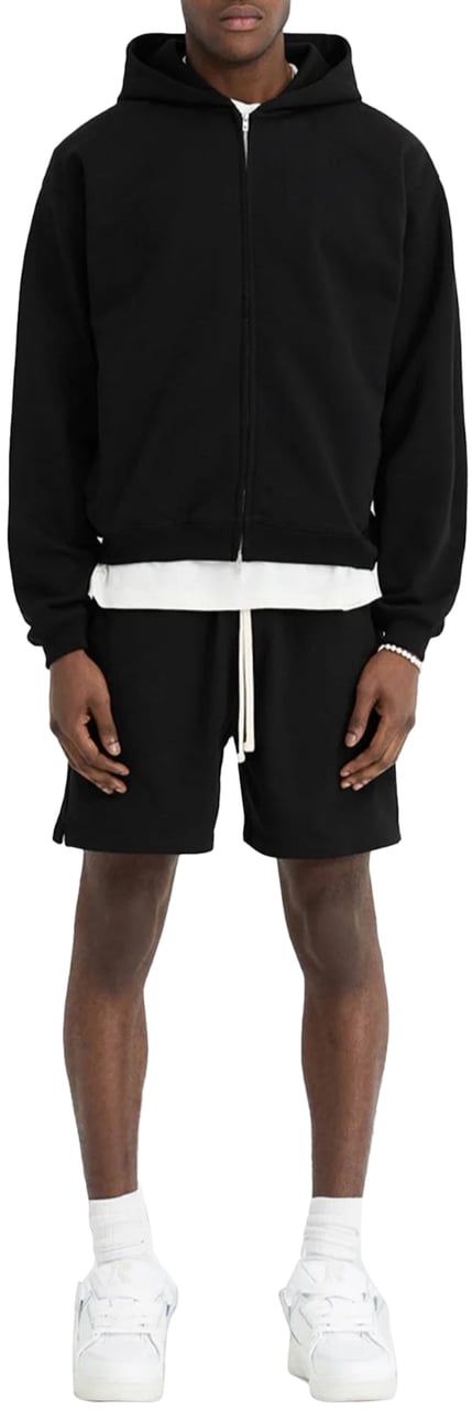 Represent Initial Sweatshorts Zwart Zwart