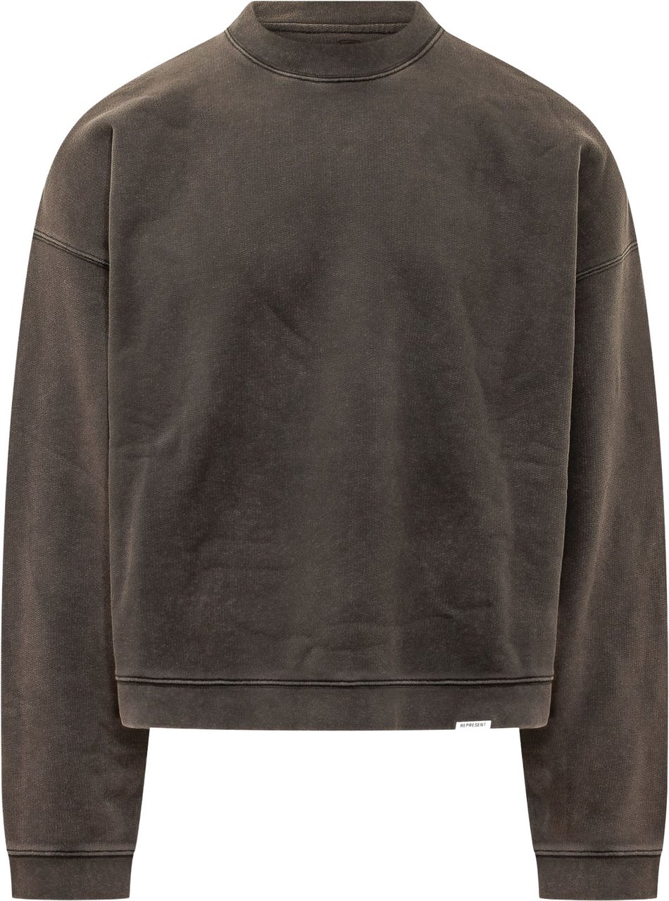 Represent Felpa Oversize con Girocollo Bruin