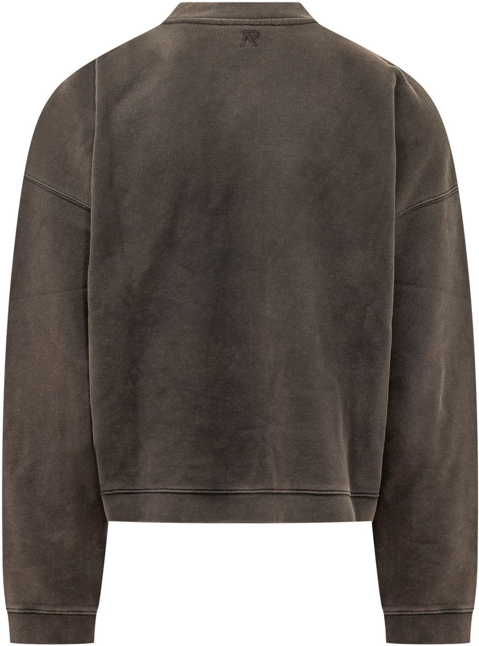 Represent Felpa Oversize con Girocollo Bruin
