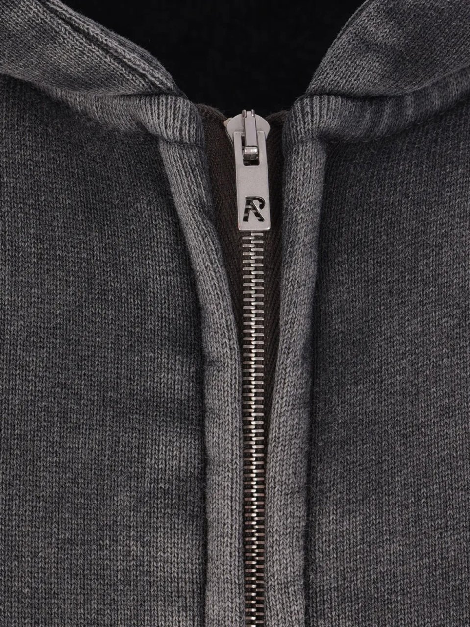 Represent initial boxy zip hoodie divers Divers