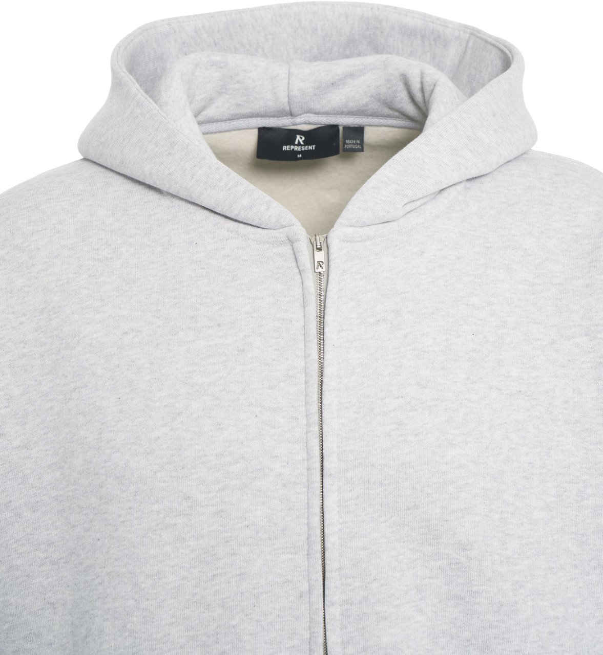 Represent Hoodie with zipper 'Initial' Grijs
