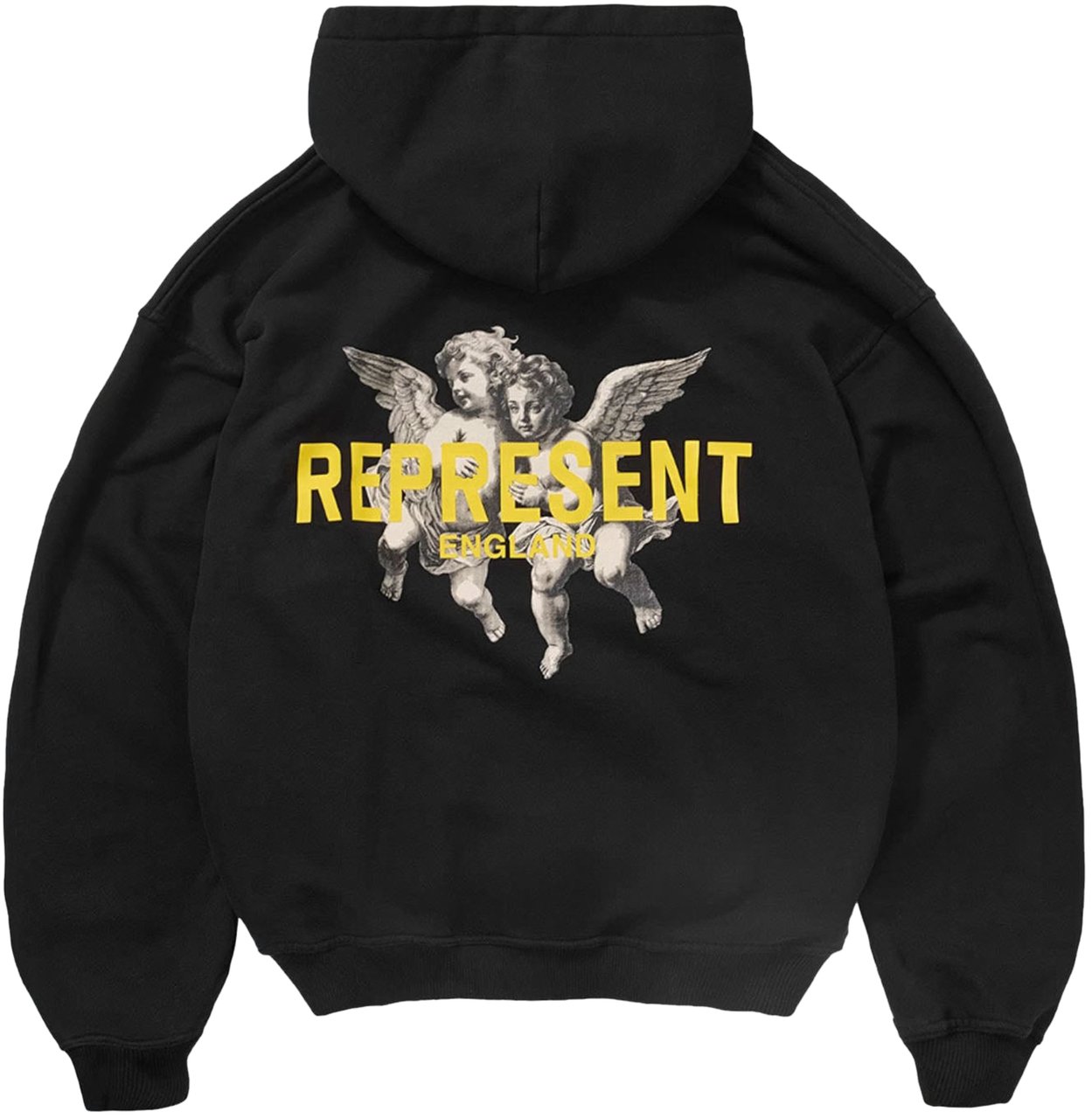 Represent LEGACY CHERUBS LOGO HOODIE BLACK Zwart