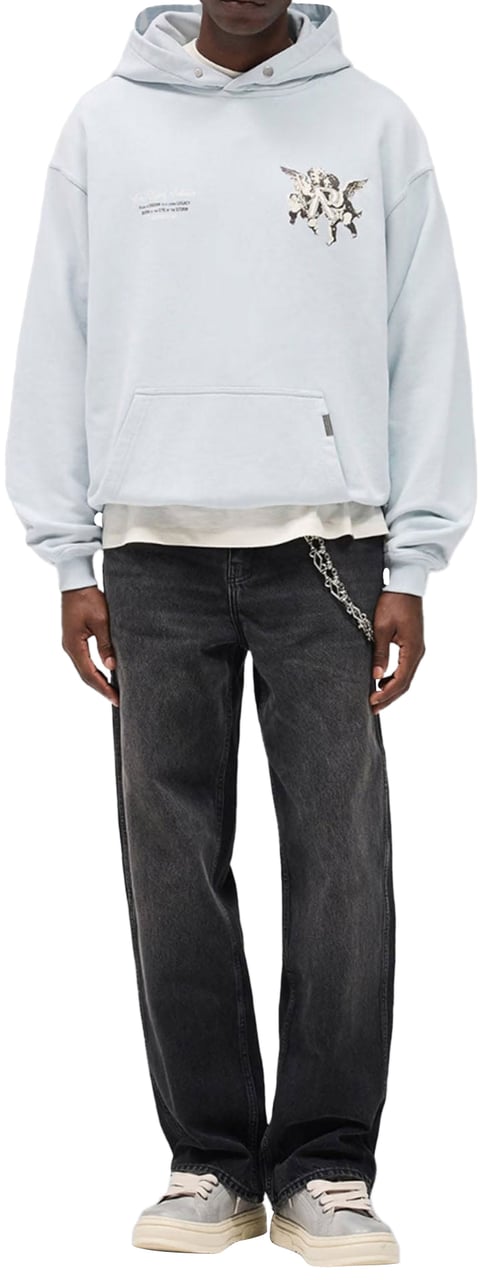 Represent LEGACY CHERUBS LOGO HOODIE BLUE Blauw