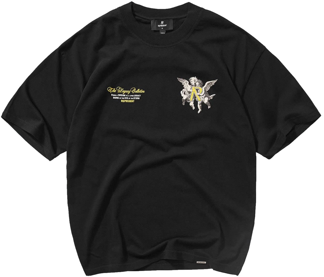 Represent LEGACY CHERUBS LOGO T-SHIRT BLACK Zwart