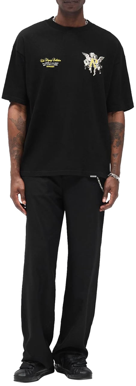 Represent LEGACY CHERUBS LOGO T-SHIRT BLACK Zwart