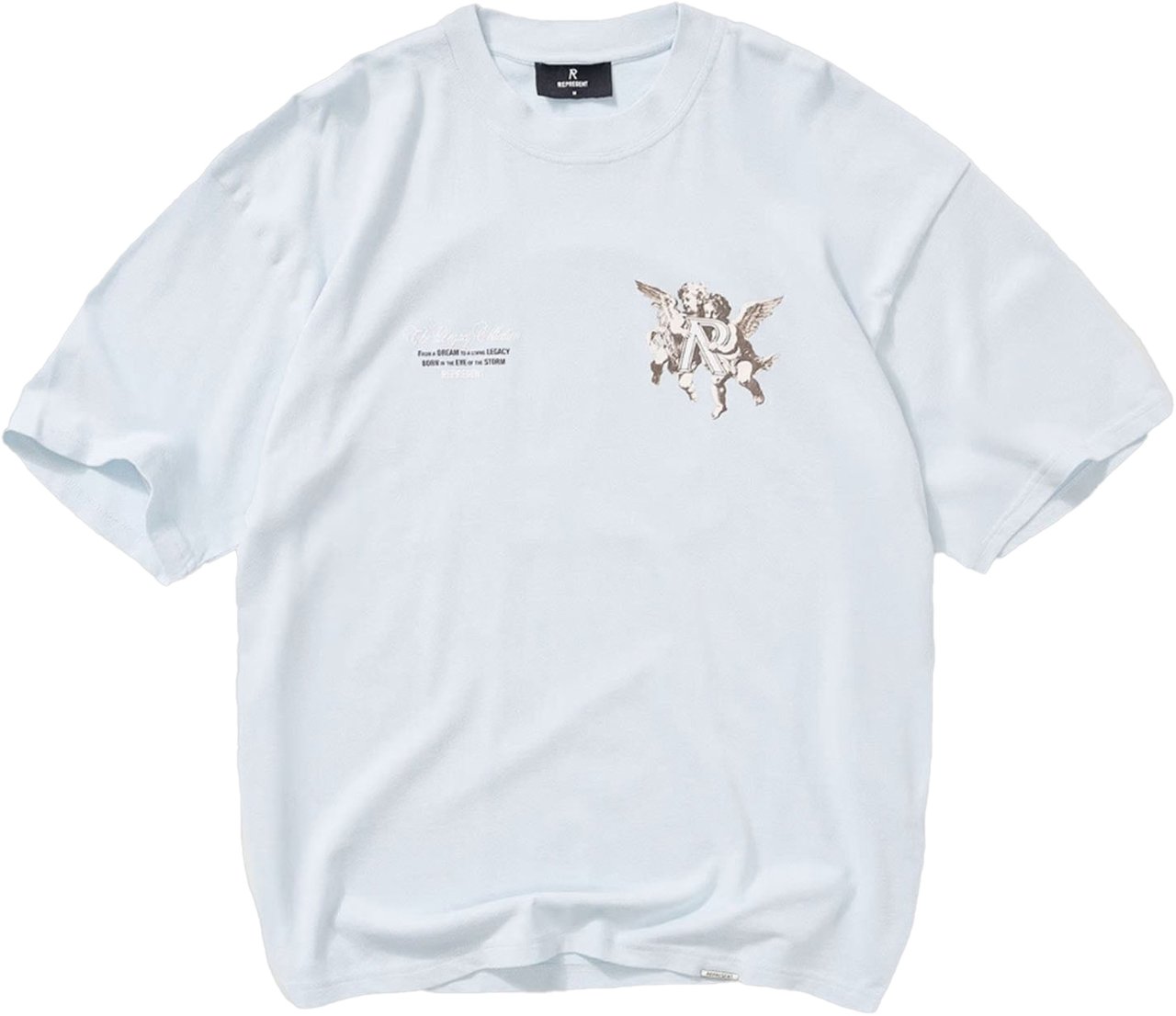 Represent LEGACY CHERUBS LOGO T-SHIRT BLUE Blauw