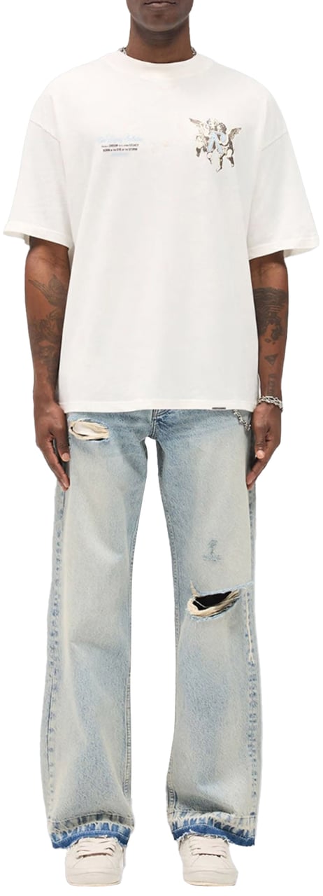 Represent LEGACY CHERUBS LOGO T-SHIRT WHITE Wit