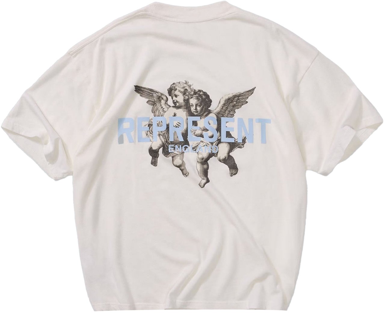 Represent LEGACY CHERUBS LOGO T-SHIRT WHITE Wit