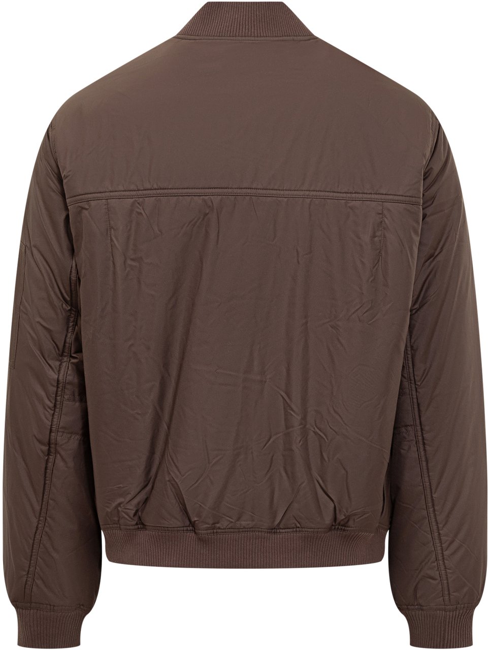 Represent Represent Bomber Marrone con Logo Ricamato Bruin