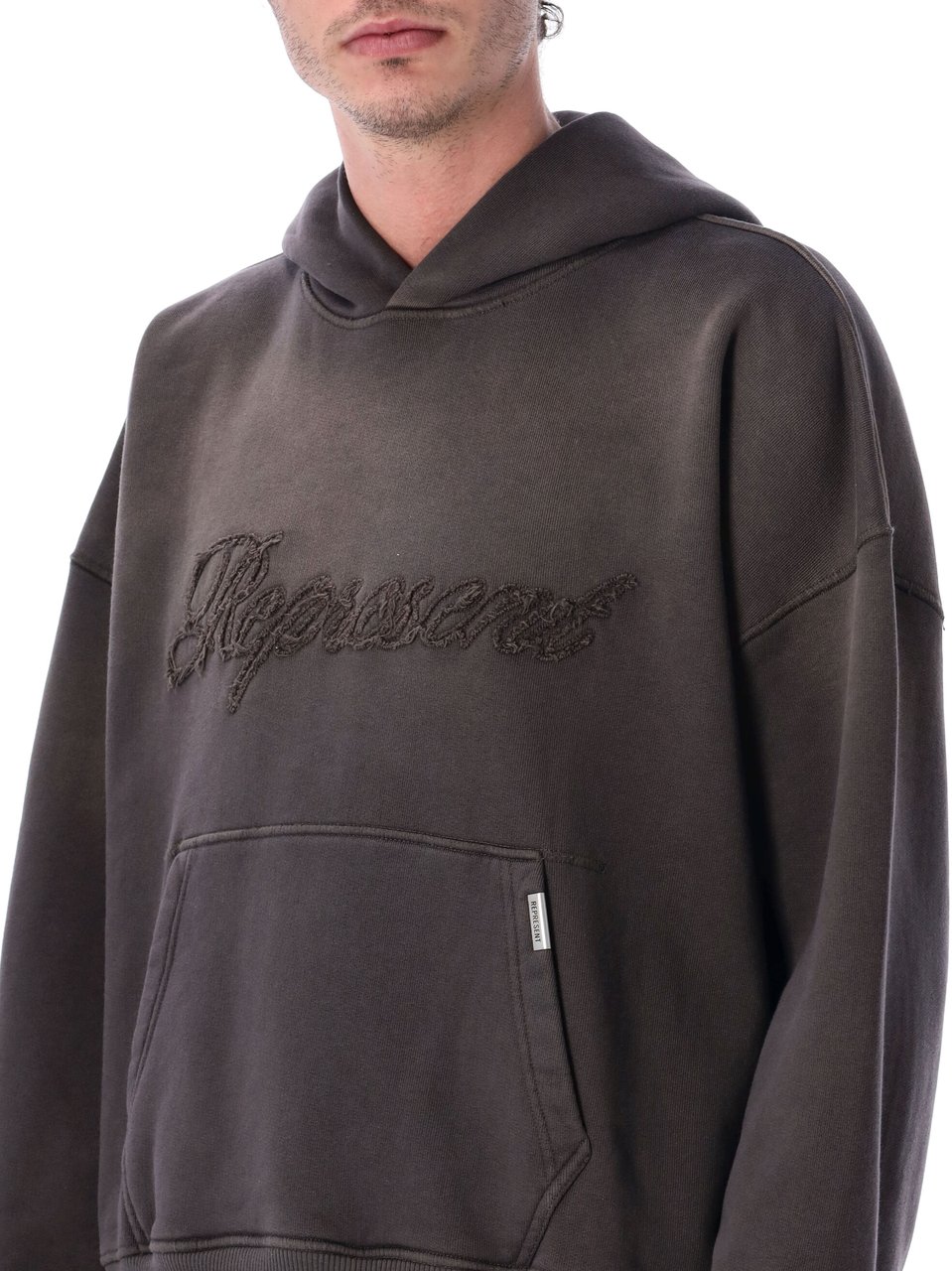 Represent Rep Reverse Applique Hoodie After Dark Divers