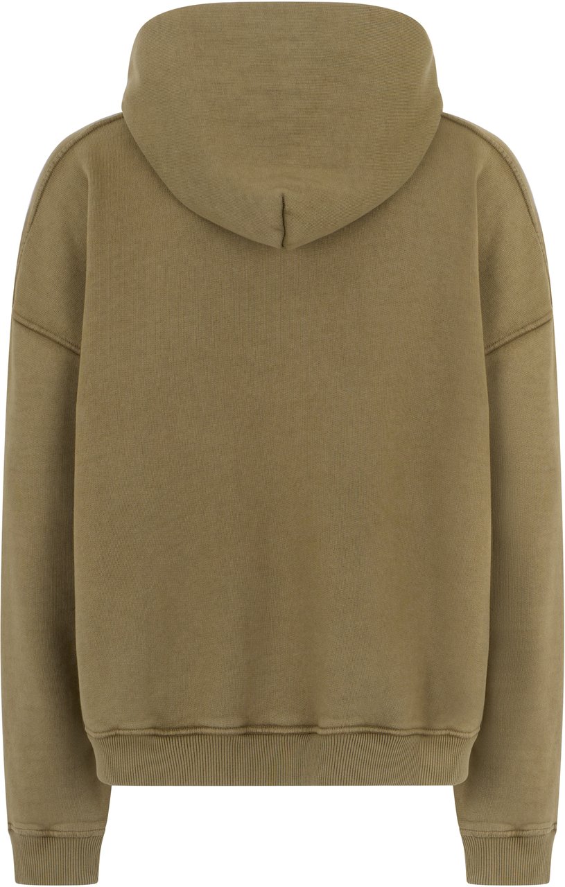 Represent Hoodie with embroidered logo Groen