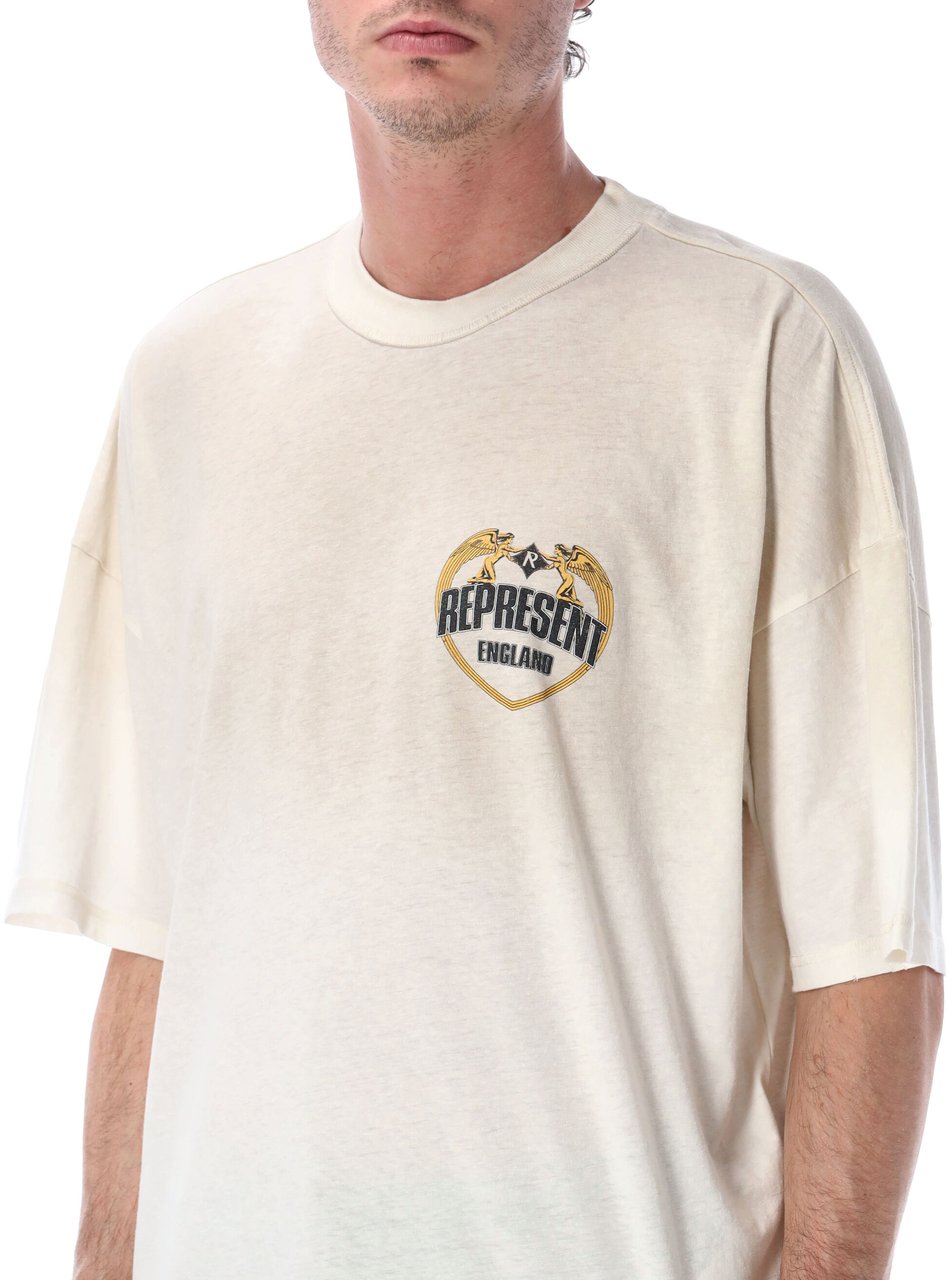 Represent Represent Angel Border T-shirt Blauw