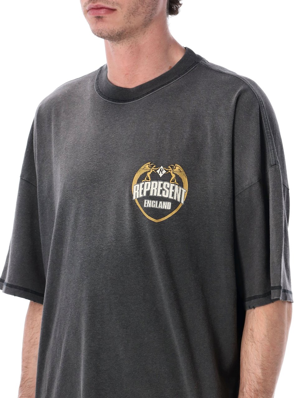 Represent Represent Angel Border T-shirt Zwart