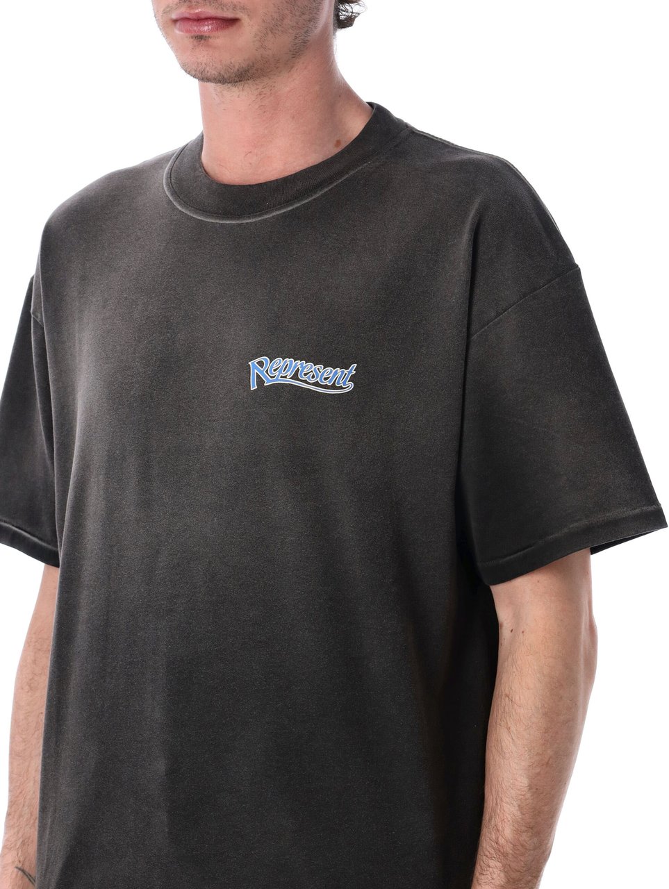 Represent Represent Showcasing cotton T-shirt Zwart