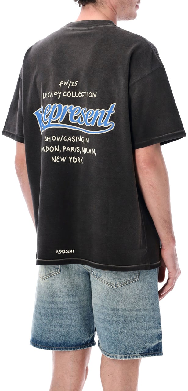 Represent Represent Showcasing cotton T-shirt Zwart