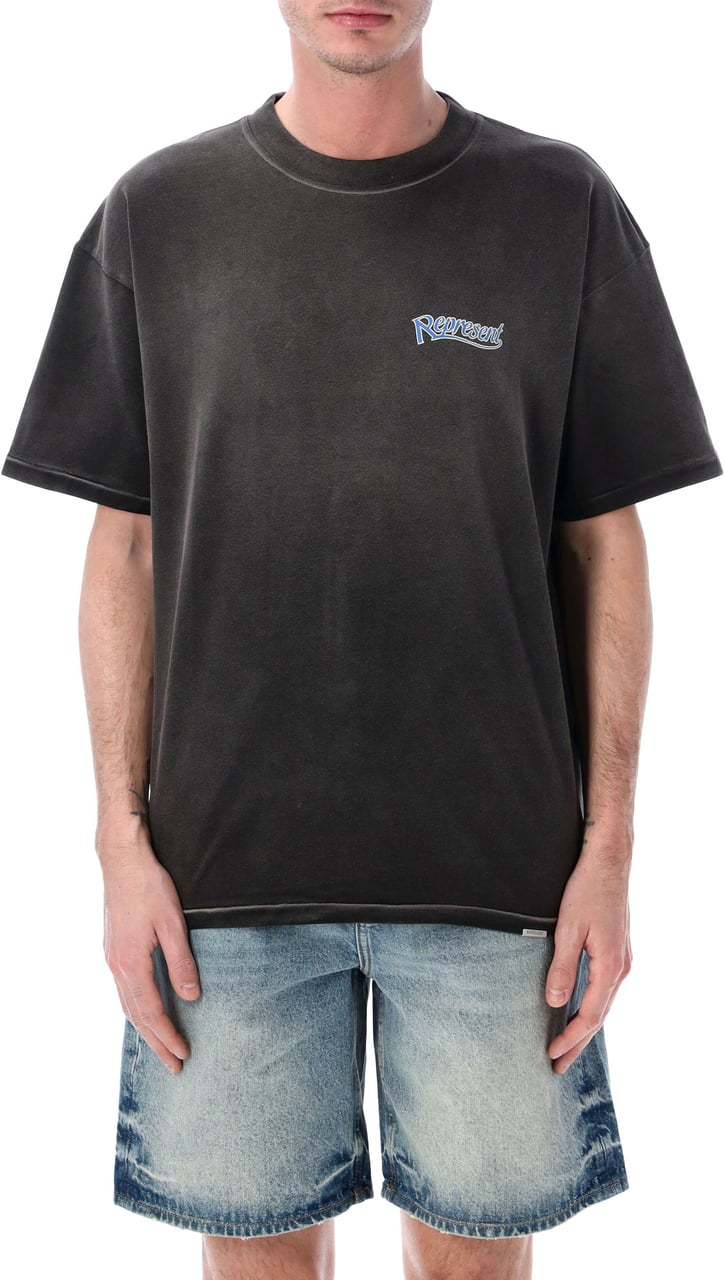Represent Represent Showcasing cotton T-shirt Zwart
