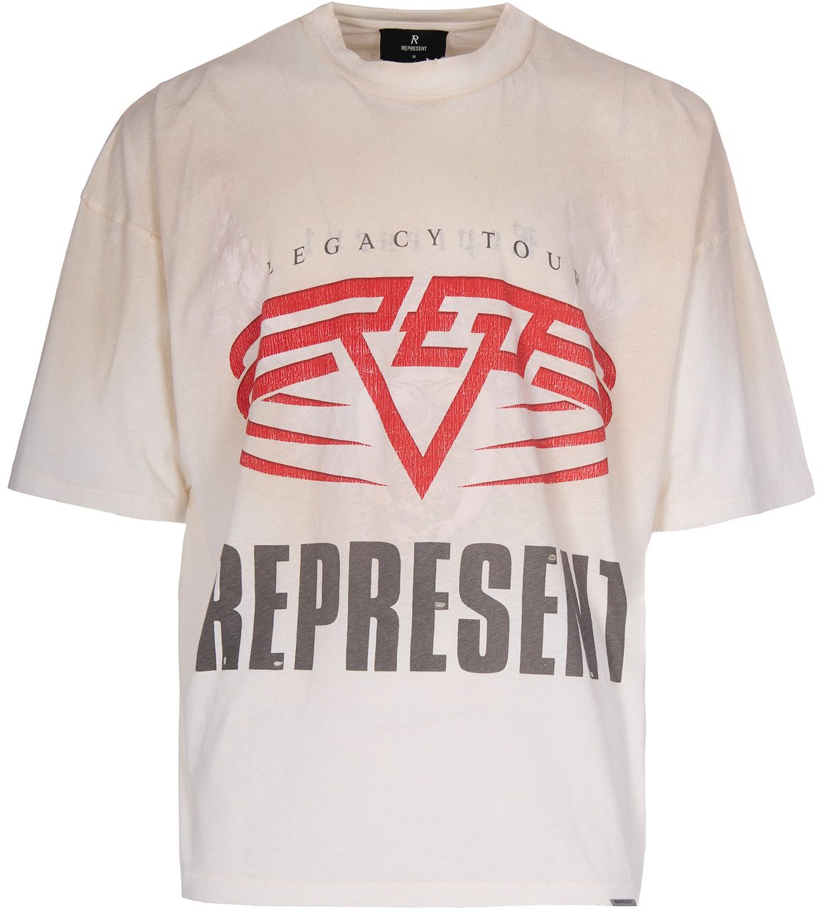 Represent T-Shirts And Polos Washed Ecru Beige