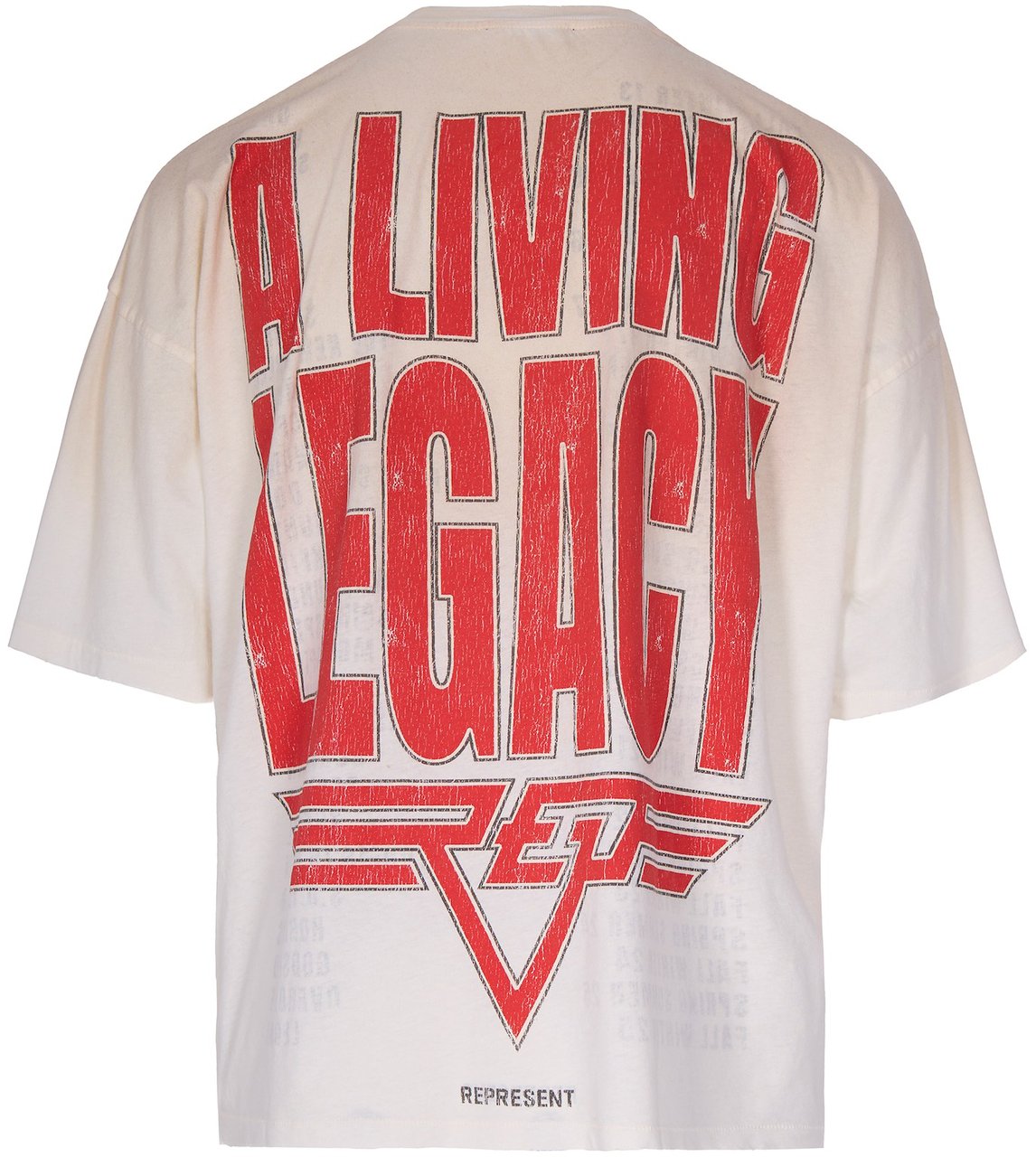 Represent T-Shirts And Polos Washed Ecru Beige