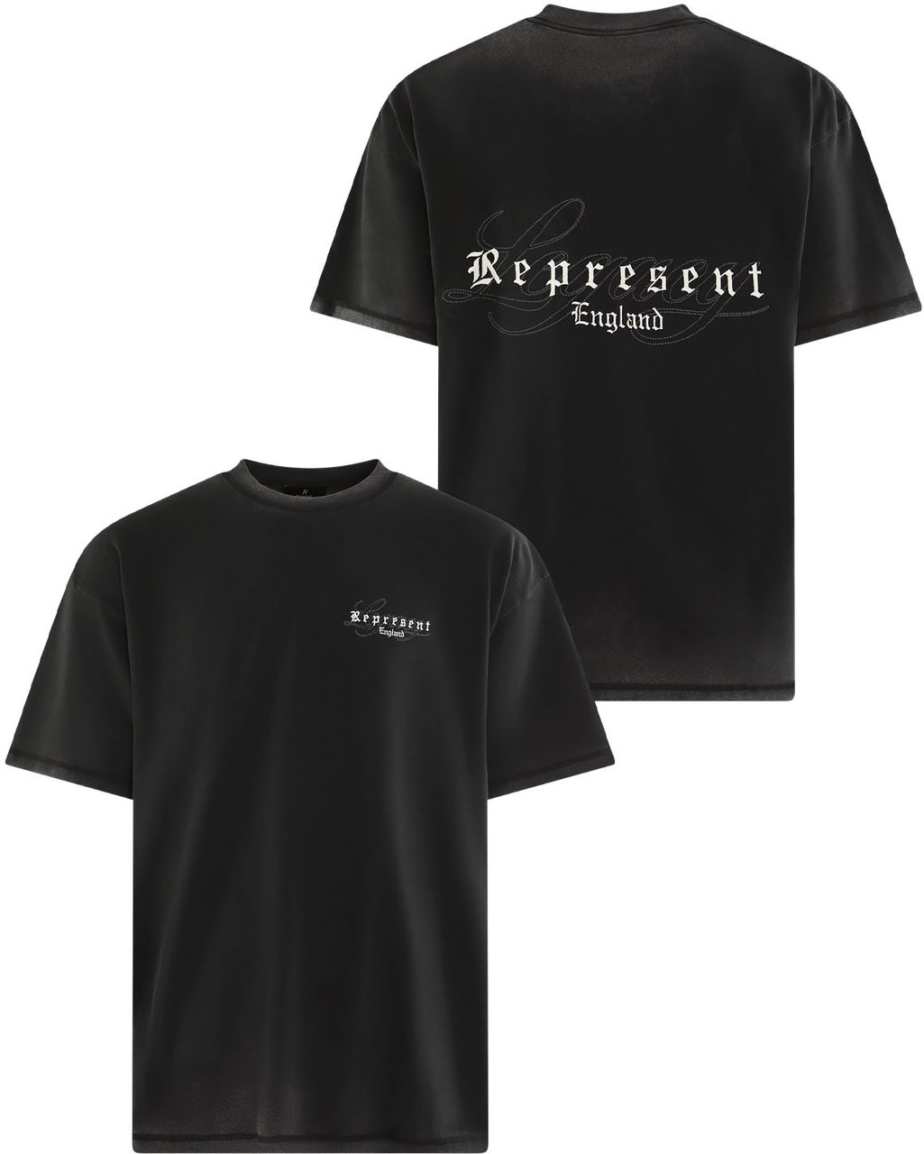Represent Heren England Legacy T-Shirt Zwart