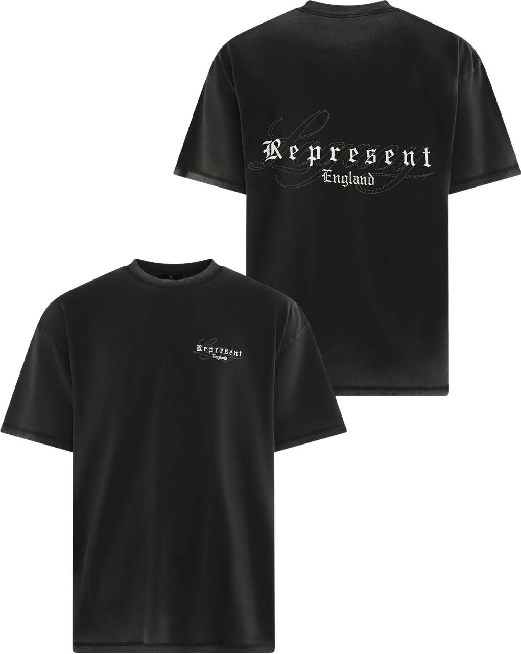 Represent Heren England Legacy T-Shirt Zwart