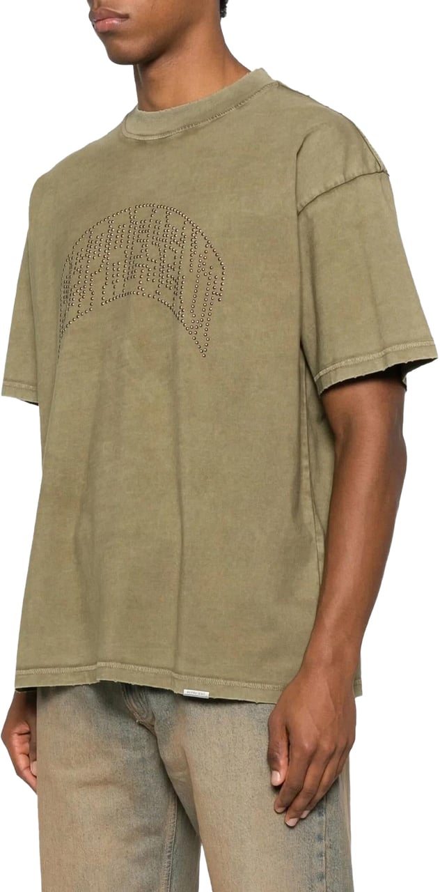 Represent Heren Embellished Represent T-Shirt Groen
