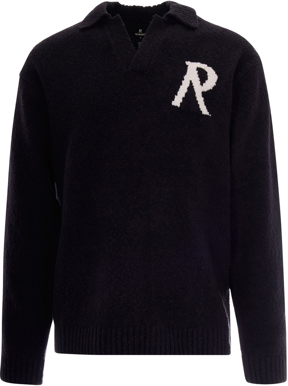 Represent T-Shirts And Polos Jet Black Zwart