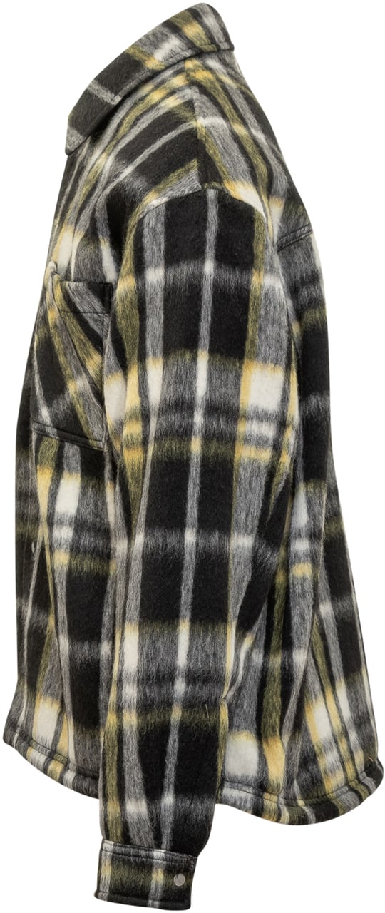 Represent Represent Overshirt a Quadri in Lana Divers