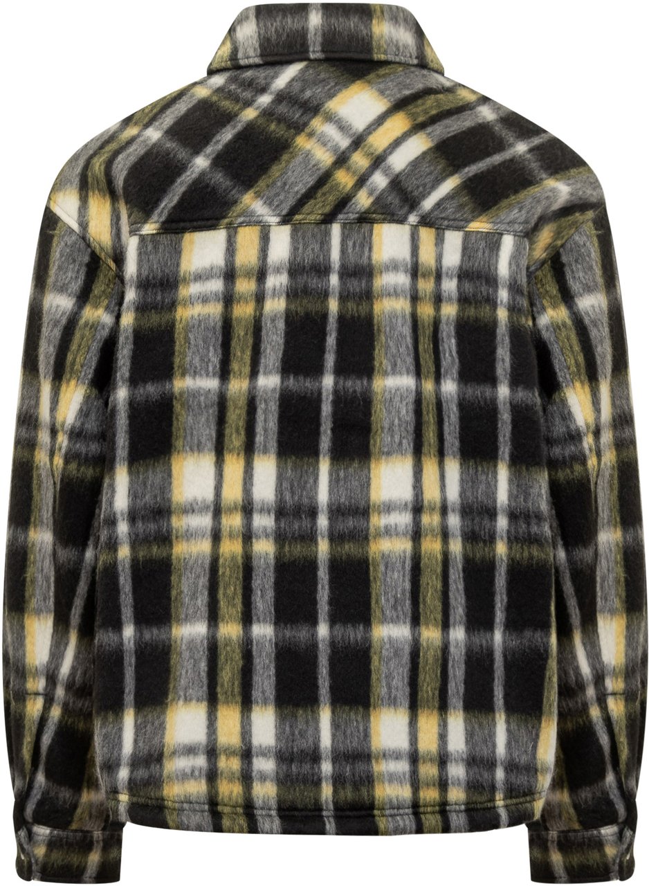 Represent Represent Overshirt a Quadri in Lana Divers