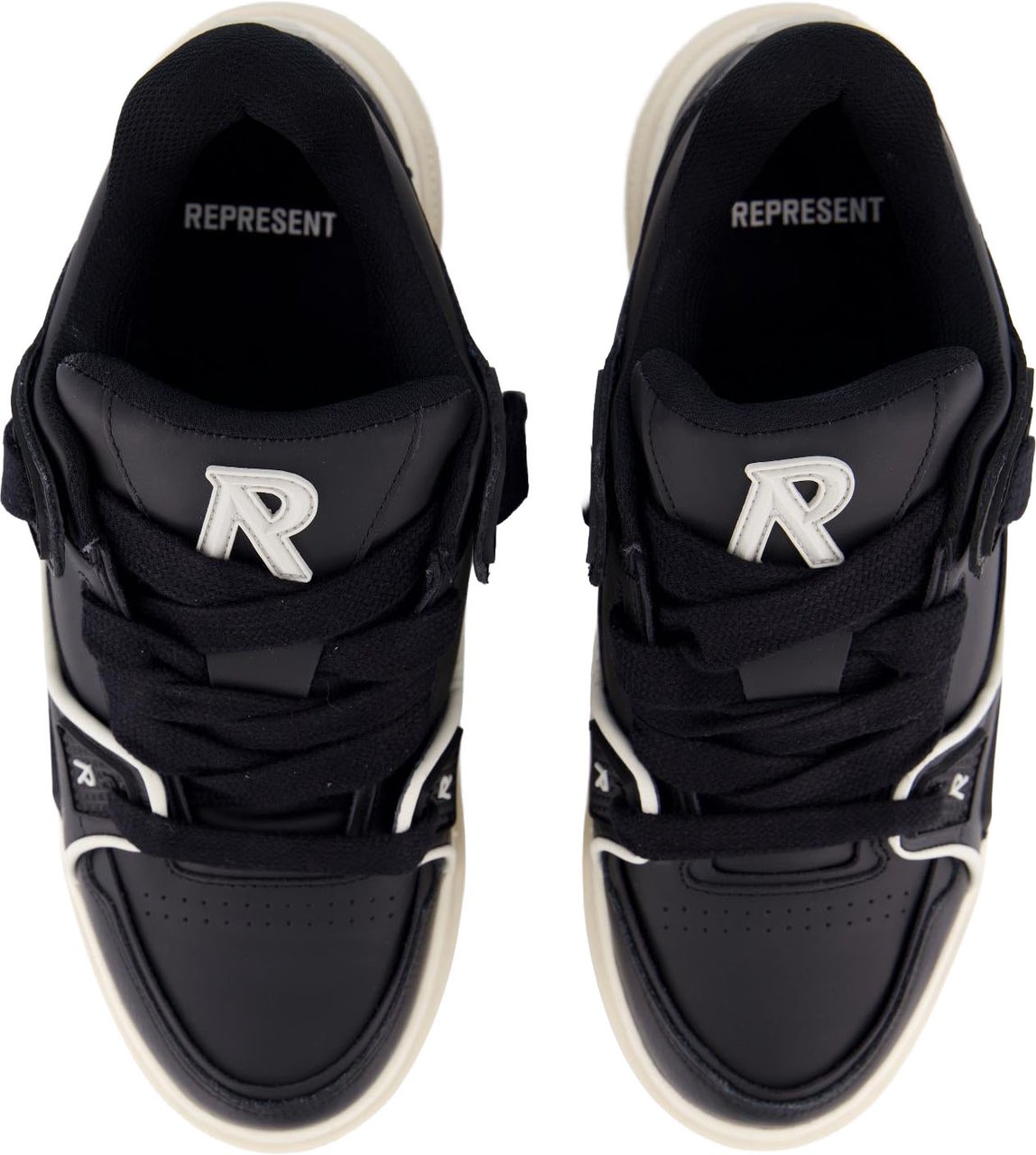 Represent Heren Studio Sneaker Zwart Zwart