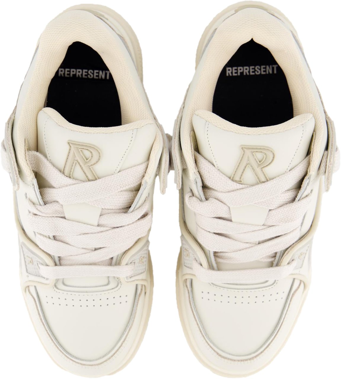 Represent Heren Studio Sneaker Wit Wit