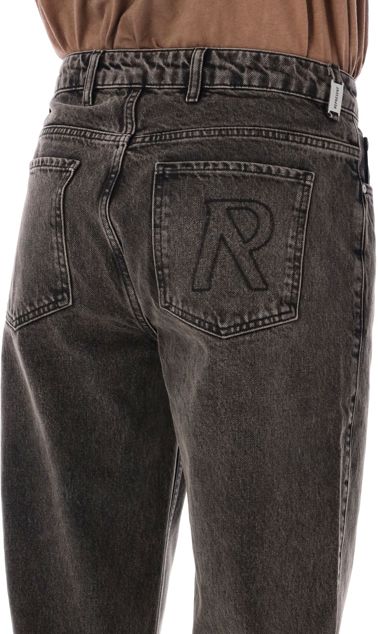 Represent R2S Split Denim Soot Donkergrijs