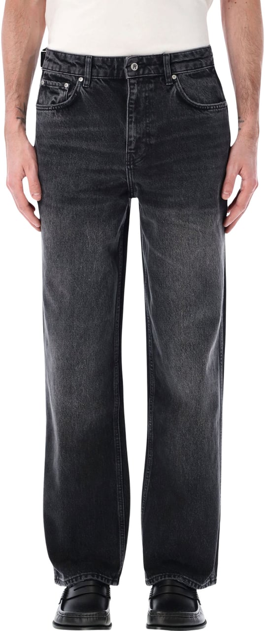 Represent R3 Baggy Denim Aged Black Donkergrijs