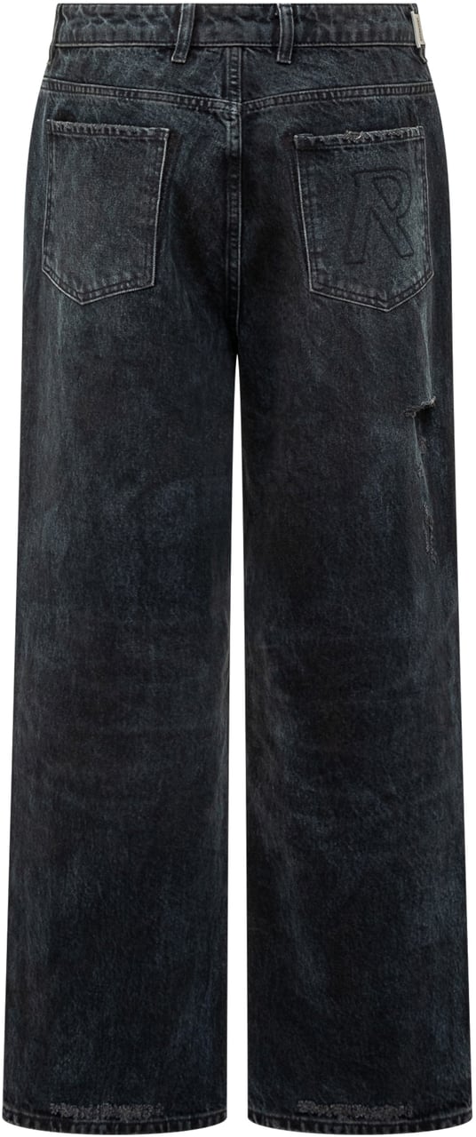 Represent Represent Jeans Wide Fit Destroyed Blauw