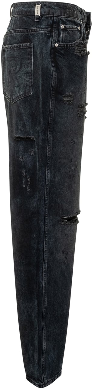 Represent Represent Jeans Wide Fit Destroyed Blauw