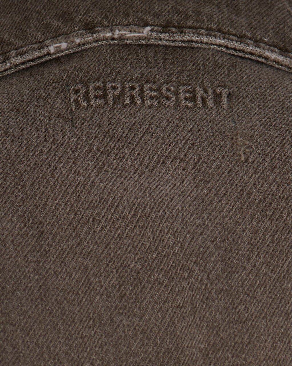 Represent Coats Washed Olive Groen