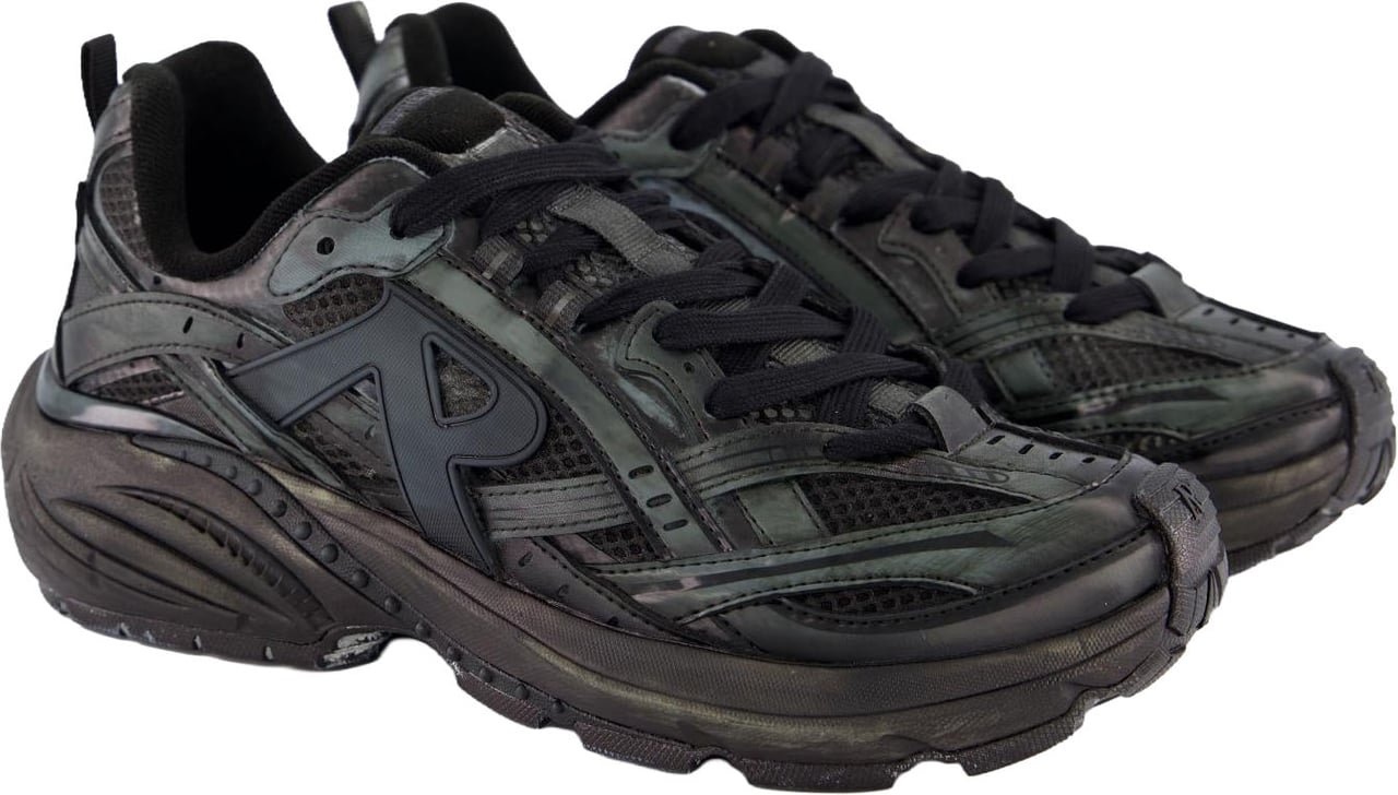 Represent Heren Storm Runner Dip Dye Zwart Wit