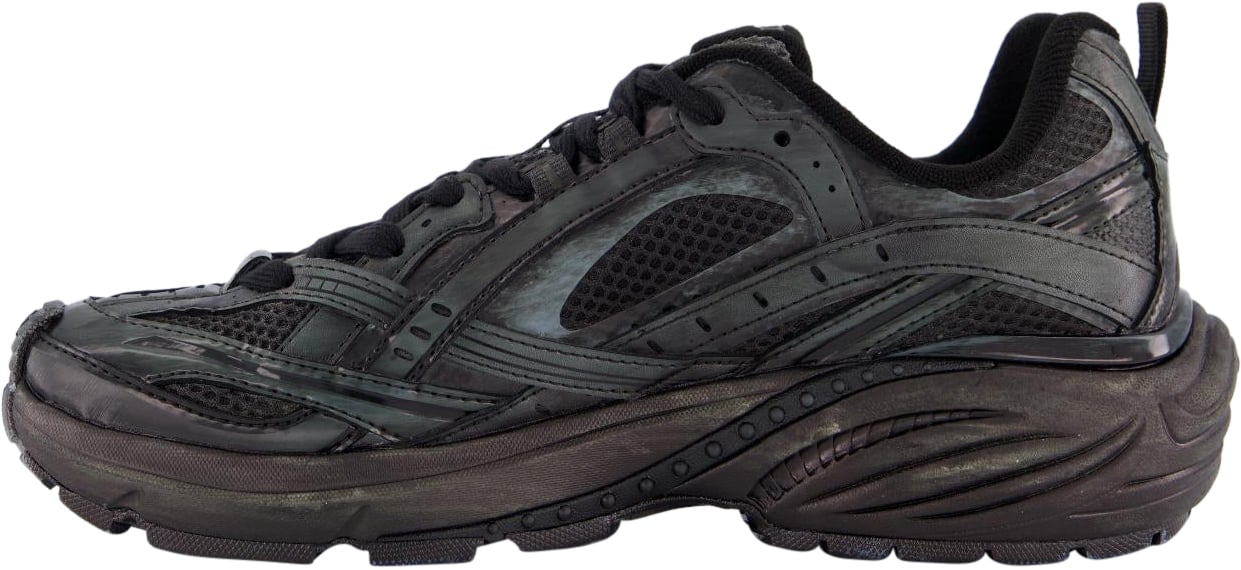 Represent Heren Storm Runner Dip Dye Zwart Wit