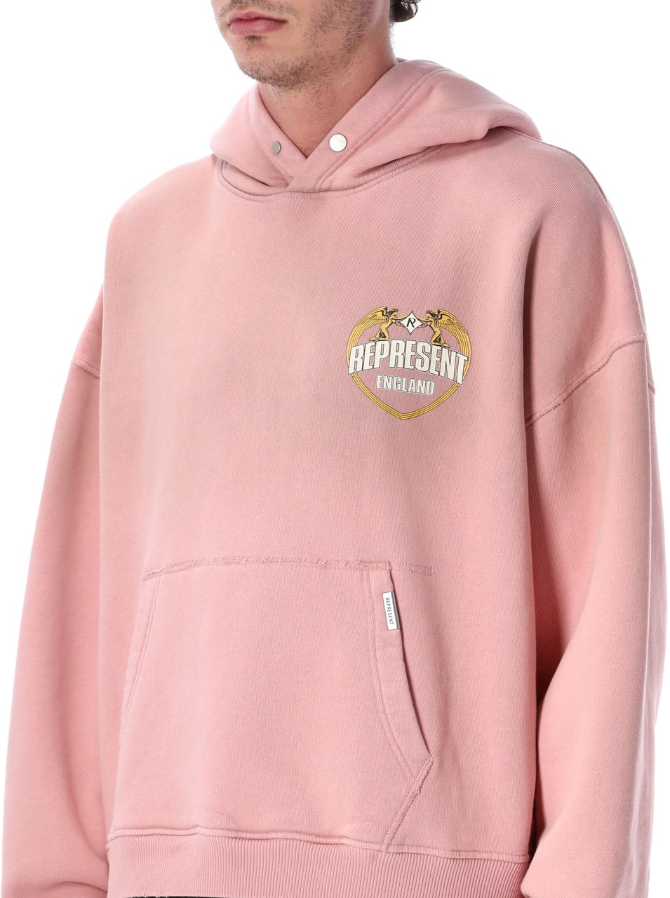 Represent Angel Border Hoodie Quartz Divers