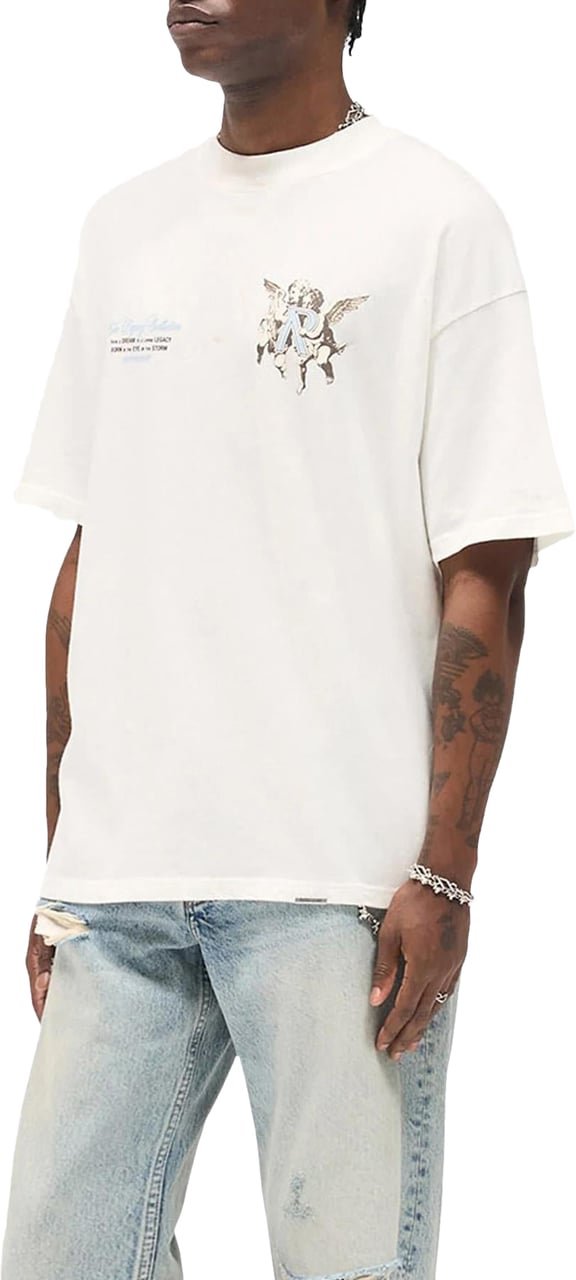 Represent Heren Legacy Cherubs T-Shirt Wit