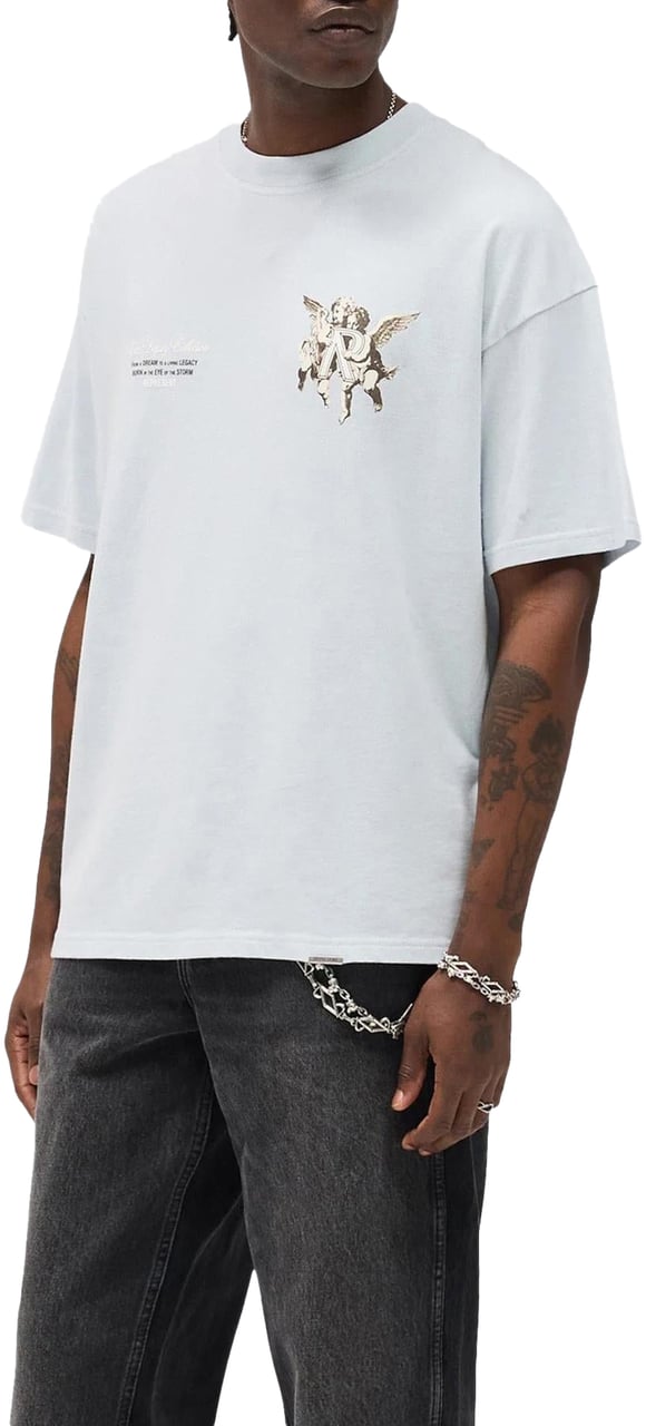 Represent Heren Legacy Cherubs T-Shirt Blauw