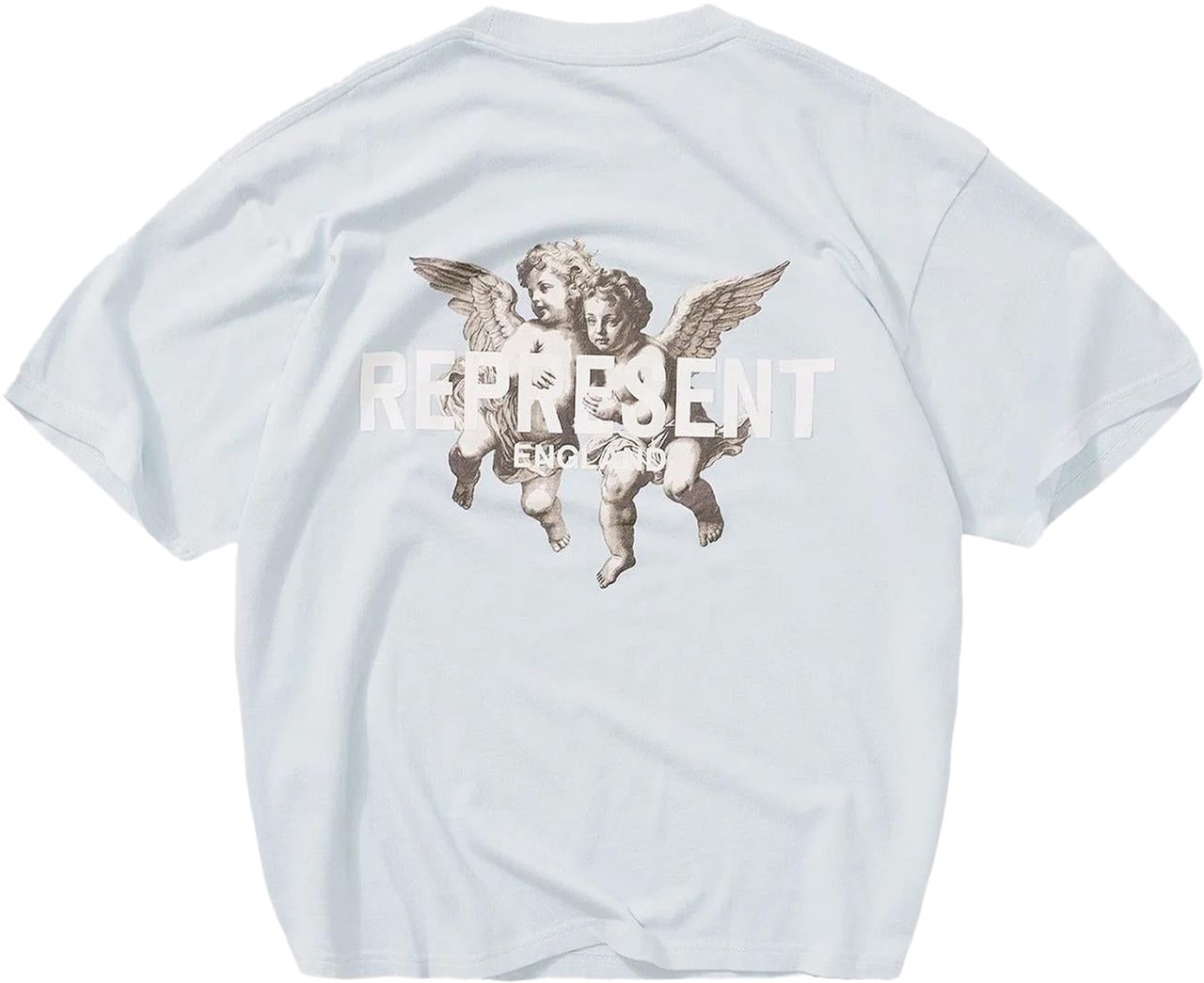 Represent Heren Legacy Cherubs T-Shirt Blauw