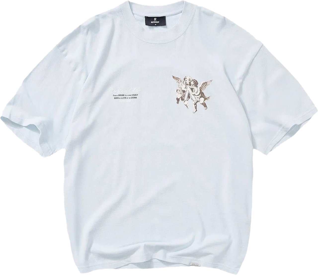 Represent Heren Legacy Cherubs T-Shirt Blauw