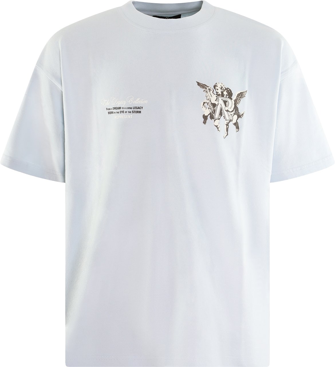 Represent Heren Legacy Cherubs T-Shirt Blauw
