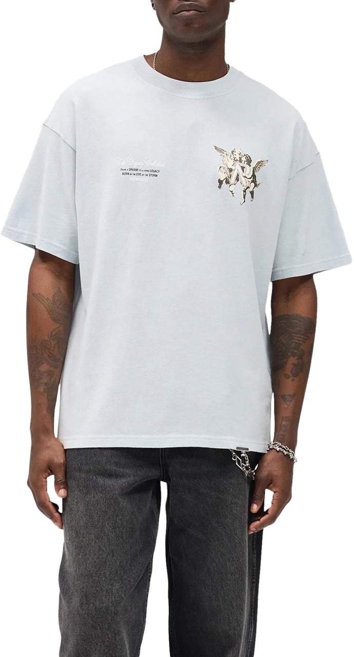 Represent Heren Legacy Cherubs T-Shirt Blauw