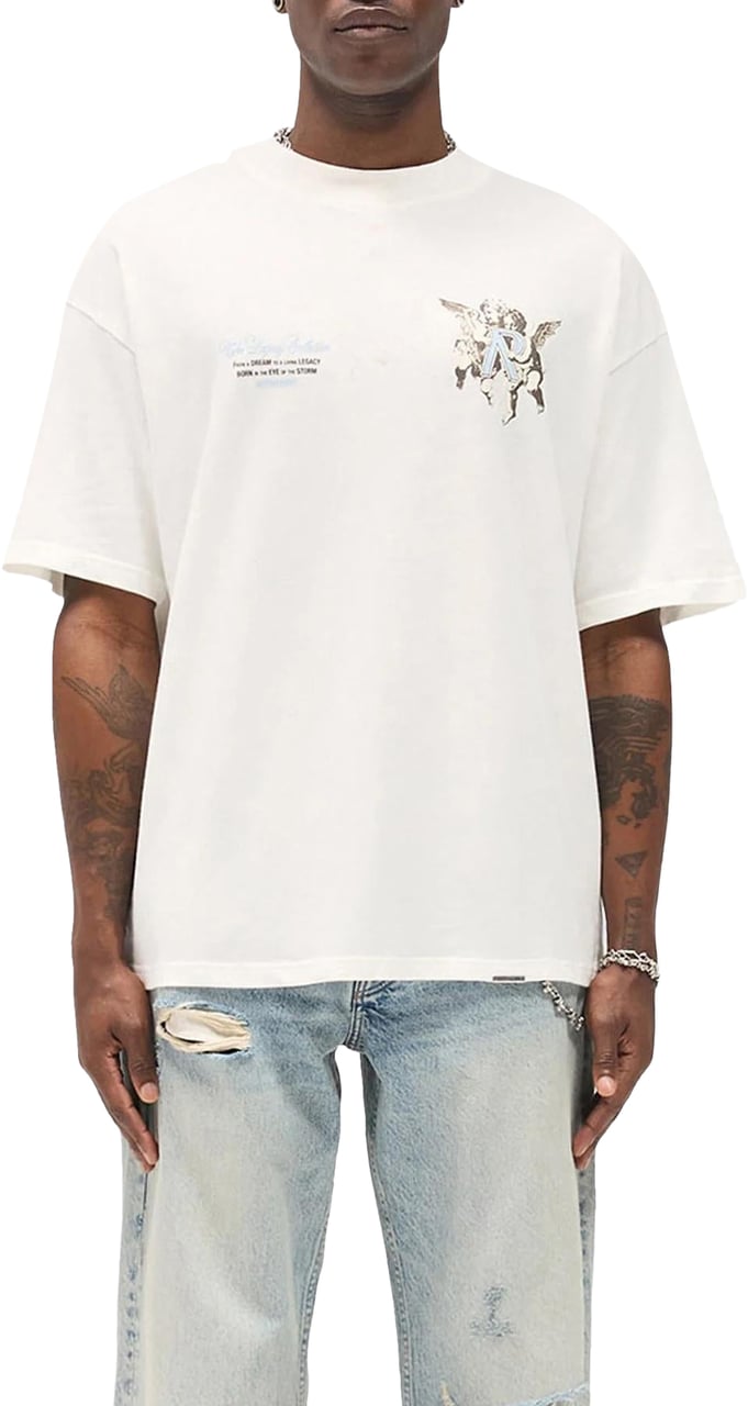 Represent Heren Legacy Cherubs T-Shirt Wit