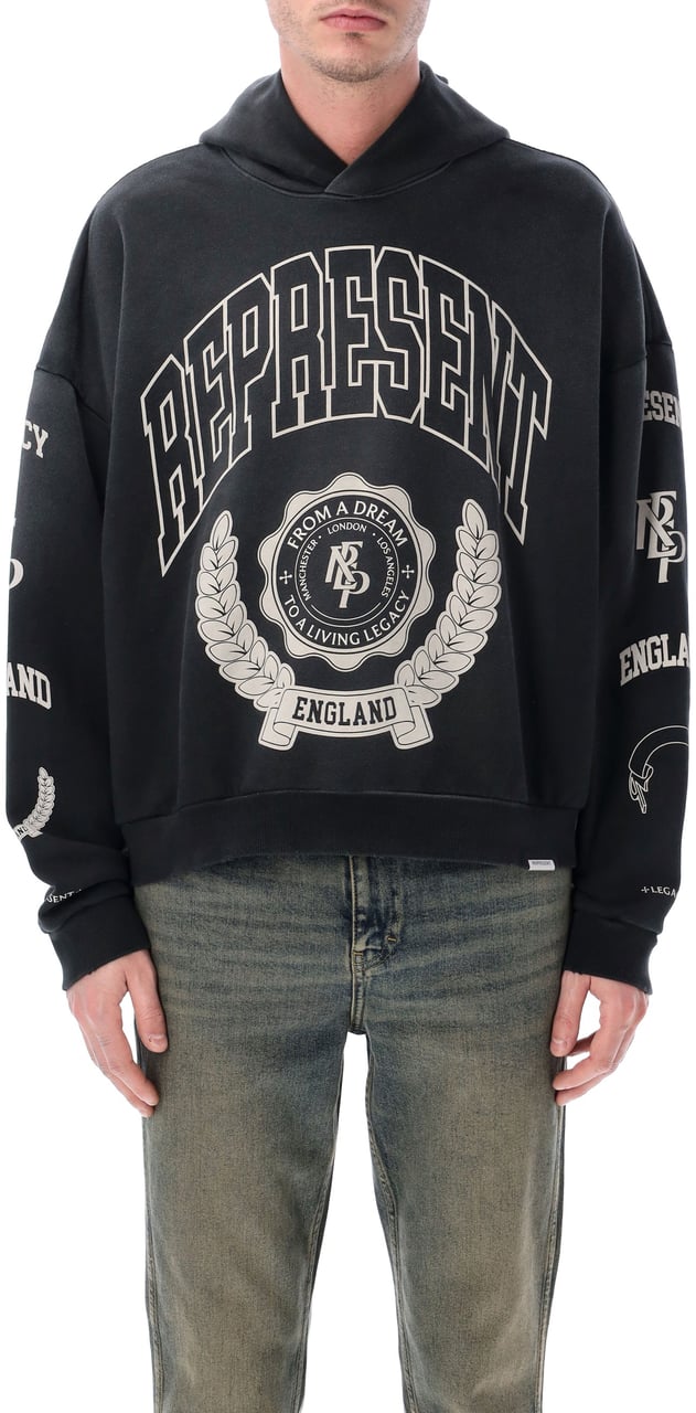 Represent Represent Legacy Crest hoodie Zwart