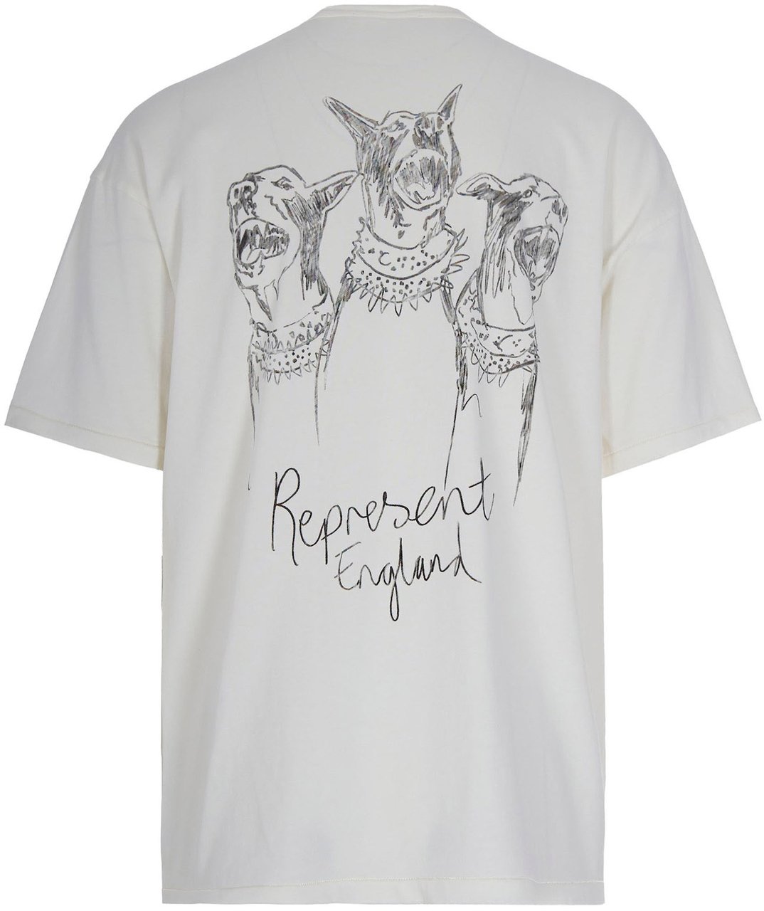Represent T-Shirts And Polos Flat White Wit